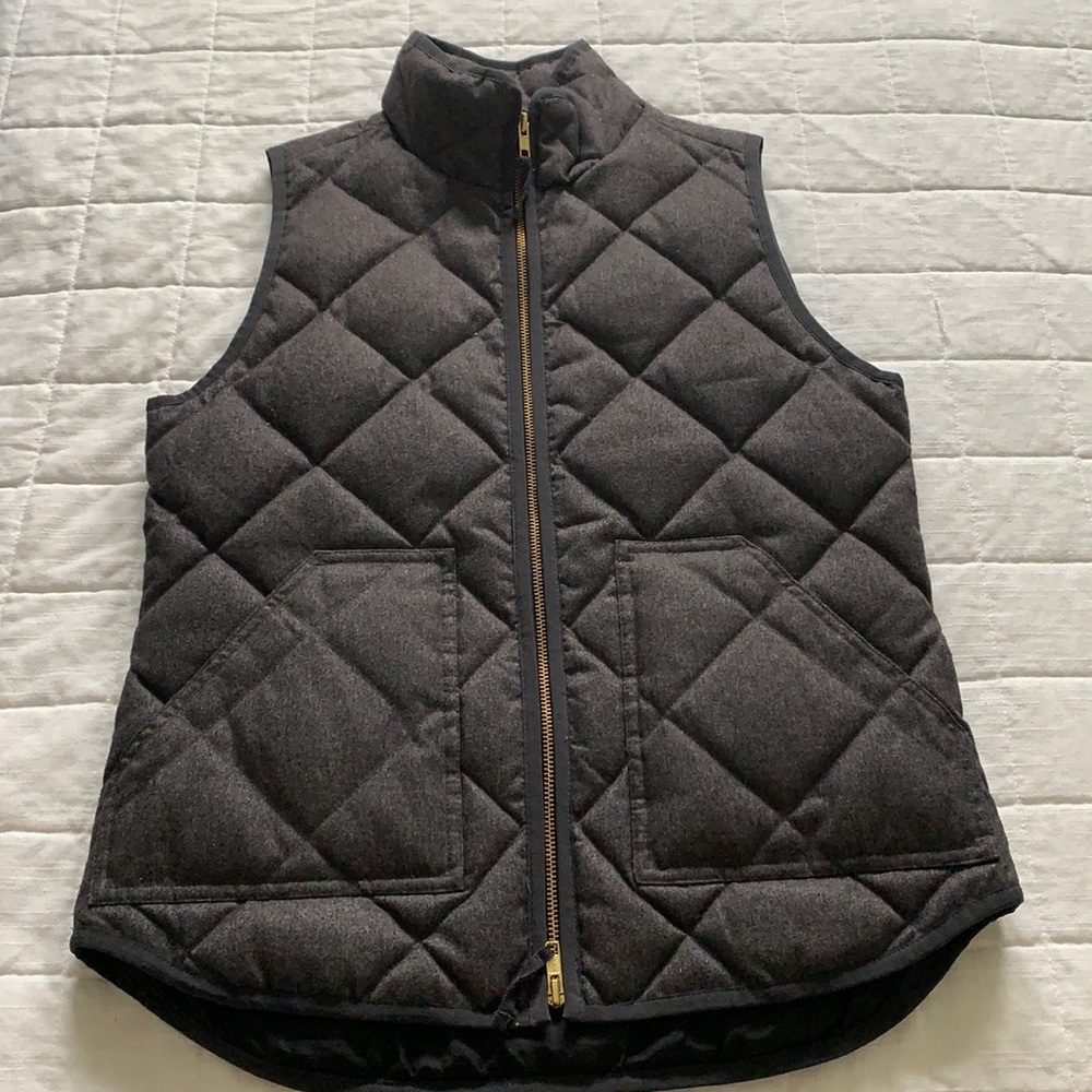 Barely worn quilted J Crew vest
